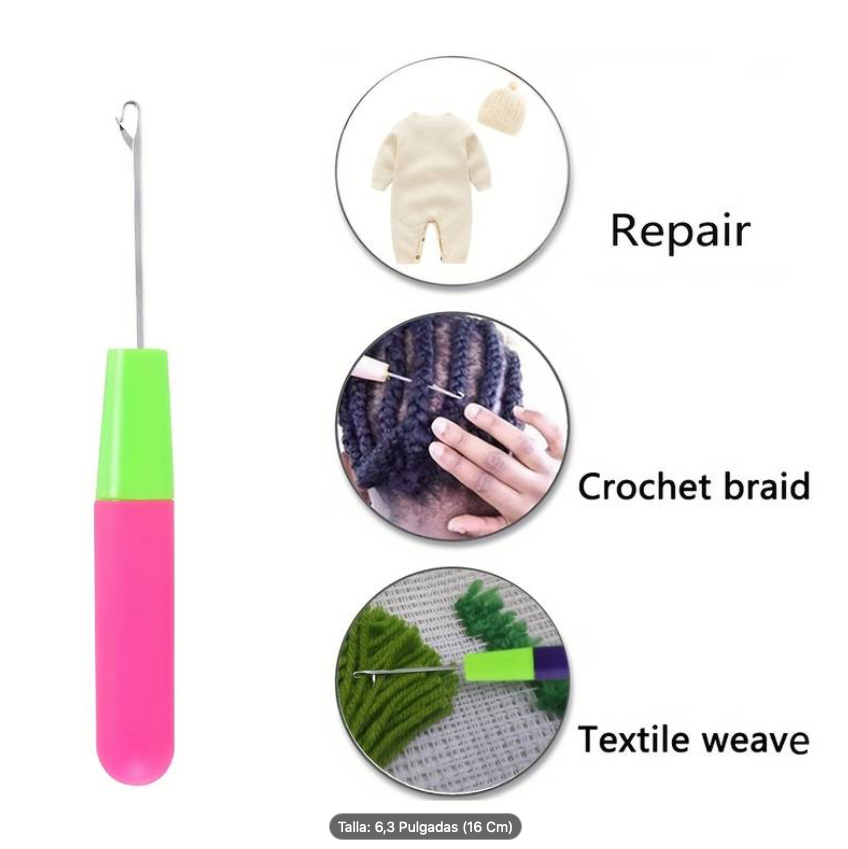 Gancho Crochet Para Tejer Cabello