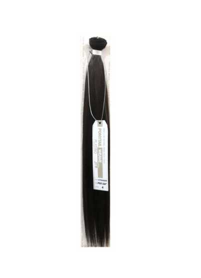 Extensión Cabello Fibra Natural Ponytail Weave Platino 24 pulgadas