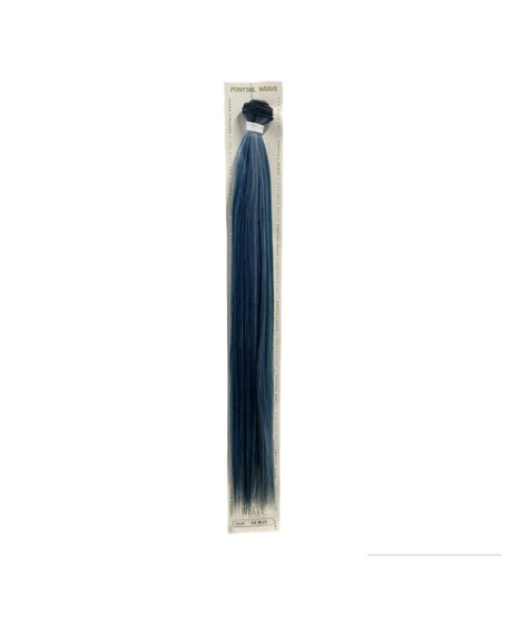 Extensión Cabello Fibra Natural Ponytail Weave Platino 24 pulgadas