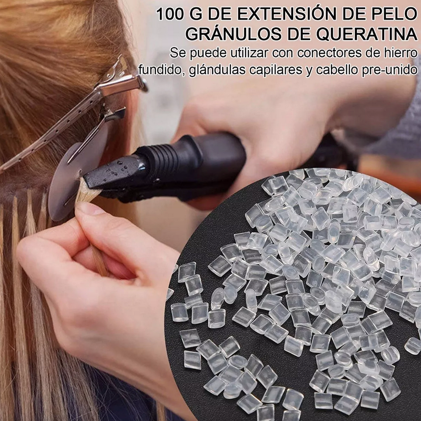 Queratina Italiana Premium Para Extensión de Cabello 1 kg