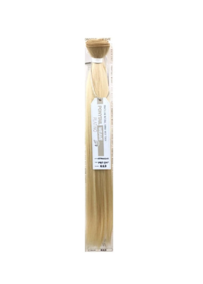 Extensión Cabello Fibra Natural Ponytail Weave Platino 24 pulgadas