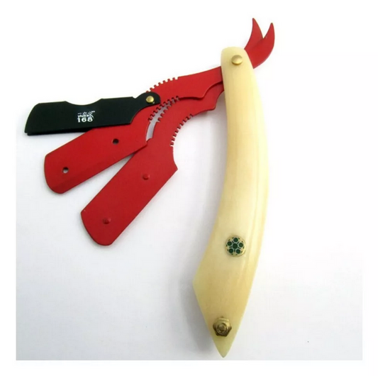 Navaja Para Barbero Hueso Real
